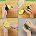 Kinsy Avocado Tool Set | 5-in-1 Multi-Functional Avocado Slicer, Keeper, Cutter, Masher, Pitter, Peeler | Green Plastic & Stainless Steel