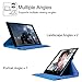 Fintie Rotating Case for iPad 4th Generation (2012 Model), iPad 3rd Gen (2012 Model), iPad 2 (2011 Model) 9.7 inch Tablet - 360 Degree Rotating Smart Stand Cover Auto Wake/Sleep, Blue