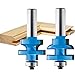 Round Rail and Stile Router Bit Set