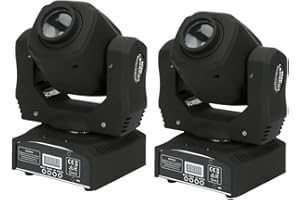 90W Moving Head Lights DMX-512 9/11 Channels Stage Lighting Sound Activated Spotlight for Party KTV Pub Bar Disco Dj Show Wed
