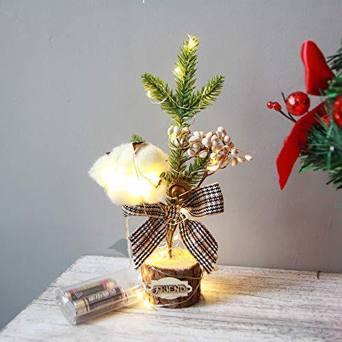 Beyonds Christmas Tree Ornament + LED Light Battery Operated Lights for Garden Bedroom Lawns Christmas Indoor & Outdoor Decoration, Home Terrace Party Bar Decor - Thumbnail 6