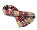 POSESHE Stylish Warm Blanket Scarf Gorgeous Wrap Shawl, A Brown Red-2, One Size
