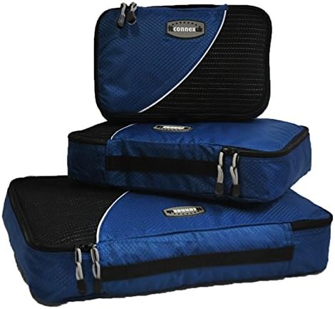 Packing Cubes Set for Travel 3-Piece Organizers for Luggage
