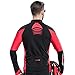 Santic Men's Cycling Jacket Windproof Fleece Thermal Winter Bike Bicycle Jersey Red US L(CN XL)