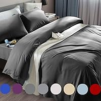 SONORO KATE Bed Sheet Set Super Soft Microfiber 1800 Thread Count Luxury Egyptian Sheets Fit 18-24 Inch Deep Pocket...