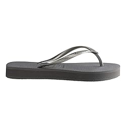 Havaianas Women's Flip Flop Sandals, Grey Steel