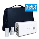 New SolidCLEANER CPAP Cleaner and Sanitizer Bundle Includes Sanitizing Bag, Compatible Heated Hose Adapter, AirMini Adapter, Portable and Rechargeable Mask Tube Cleaner