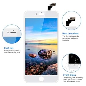 BuTure Schermo per iPhone 6 Plus (Bianco) - immagine 4