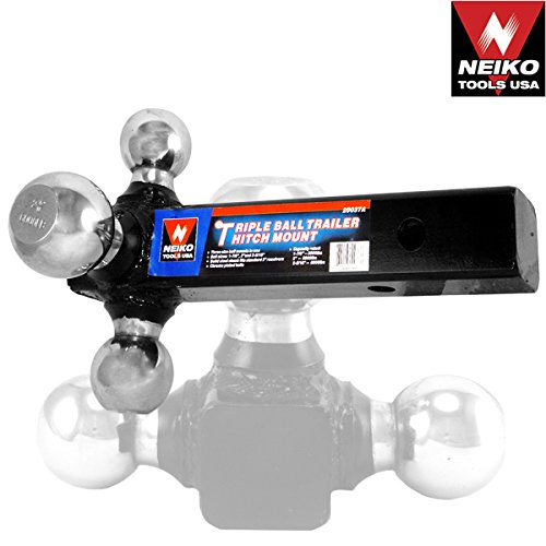 Voyager Tools Triple Ball Trailer Hitch Mount Boat Trailer Hitches and