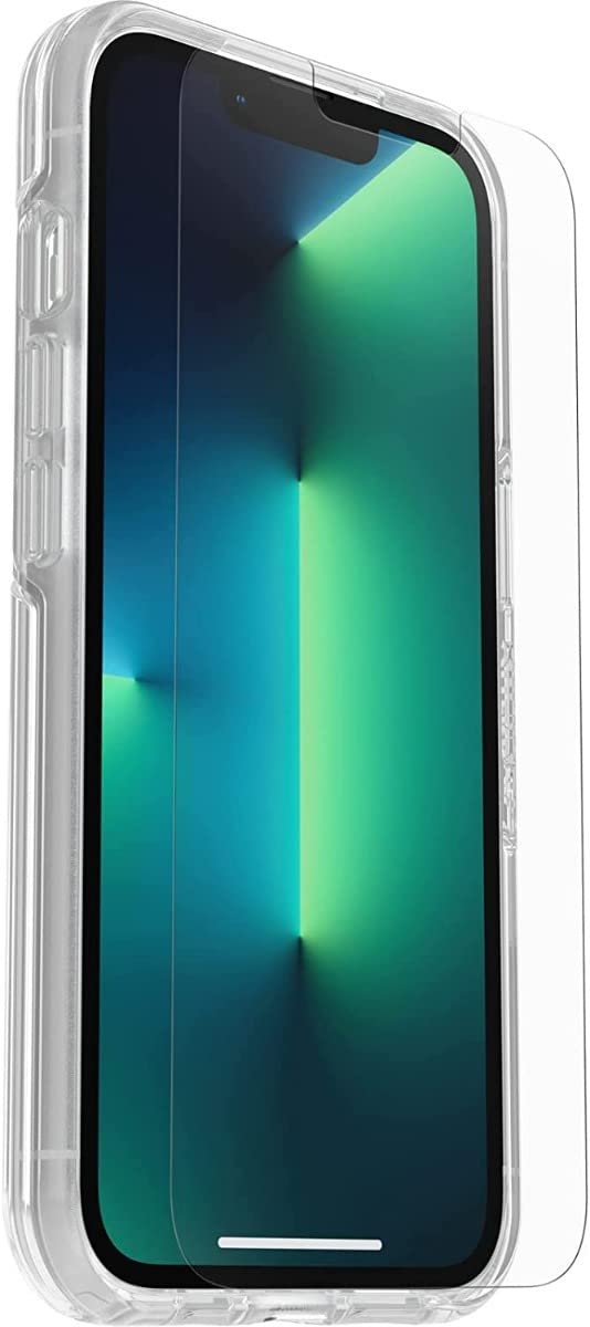 OtterBox Drop Protection Bundle for iPhone 13 Pro, Symmetry Clear Case 3x Tested to Military Standard and Alpha Glass Screen Protector 2x Antiscratch Technology, Clear — image 1