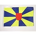 Province of West Flanders Flag 18'' x 12'' cords - West-Vlaanderen SMALL flags 30 x 45cm - Banner 18x12 in - AZ FLAG