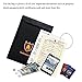 Fireproof Document Safe Bag, Fire & Water Resistant Safe Pouch with Zipper Enclosure Envelope for Confidential Secret Files Money/Passport/Legal Documents Valuables Protection (15