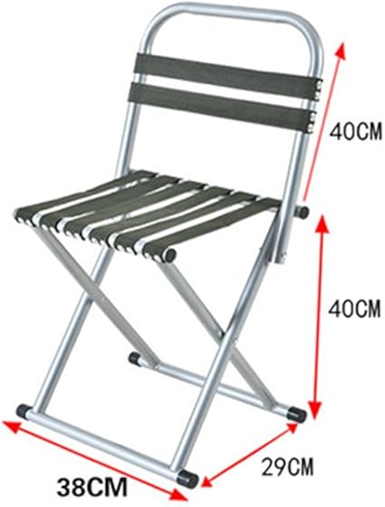 ERSD Outdoor-Stuhl Klappstuhl Tragbarer Stuhl Freizeitstuhl