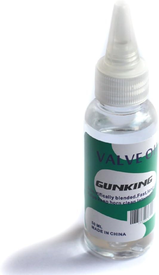 Gunking Valve OIL Trumpet Trombone PREMIUM SLIDE OIL BRASS INSTRUMENTS 50ml