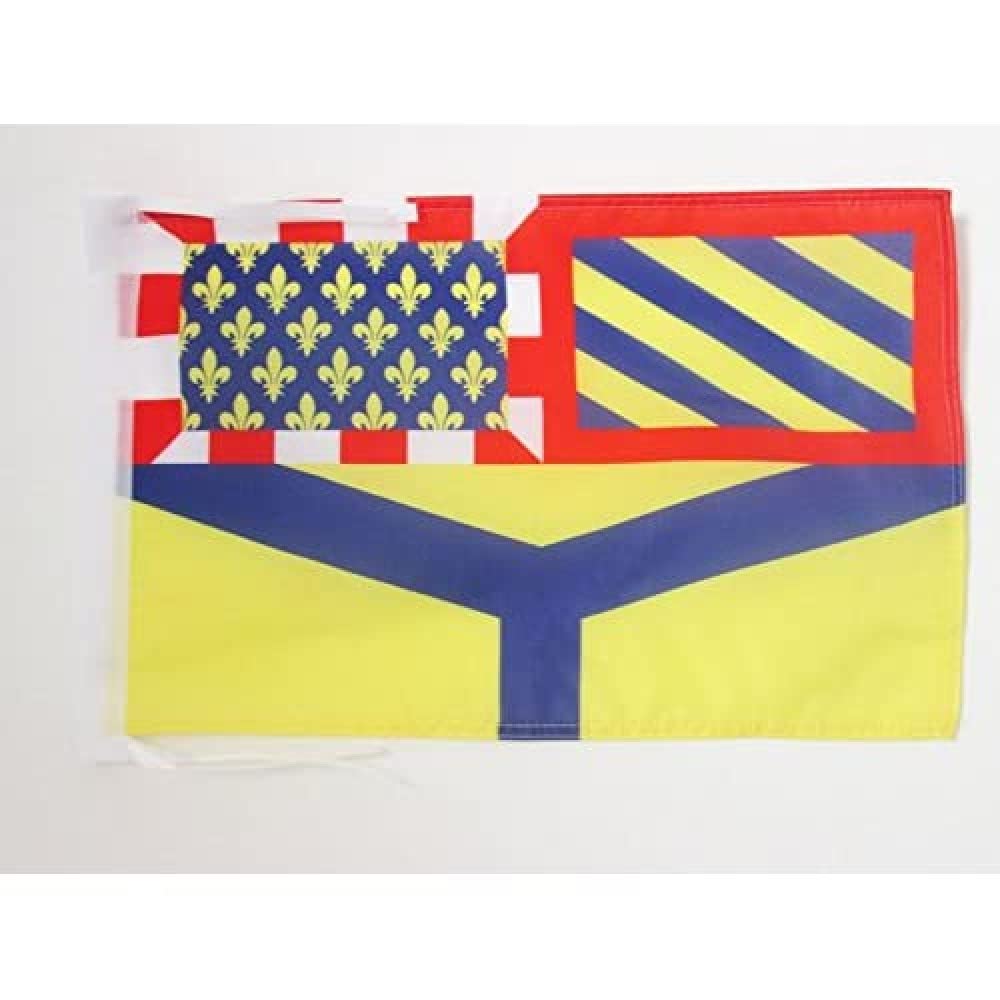 AZ FLAG - French Department of Yonne Flag - 18'' x 12'' - 100% Polyester France Small Banner with Two Cords - Fade Resistant - Vivid Colors - 18x12 in - 45x30 Cm โ image 1