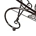 HLC 3 Tier Metal Garden Plant Stand Flower Pot Plant Holder Display Rack for Indoor Outdoor Use,Metal Flower Stand With 3 Flower Pot for Patio, Living Room,Corner Balcony and Bedroom
