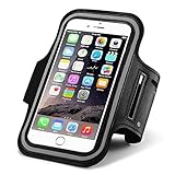 TOMKAS Sport Armband for iPhone 6 6S Sweat-Resistant with Reflective Soft Neoprene Adjustable Straps for Running Exercise
