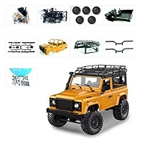 Batyuery Educational Toy 1/12 RC Rock Crawler D90 2.4G 4WD Car Remote Control Truck Toys Unassembled Kit Defender Racing Cars for Kids