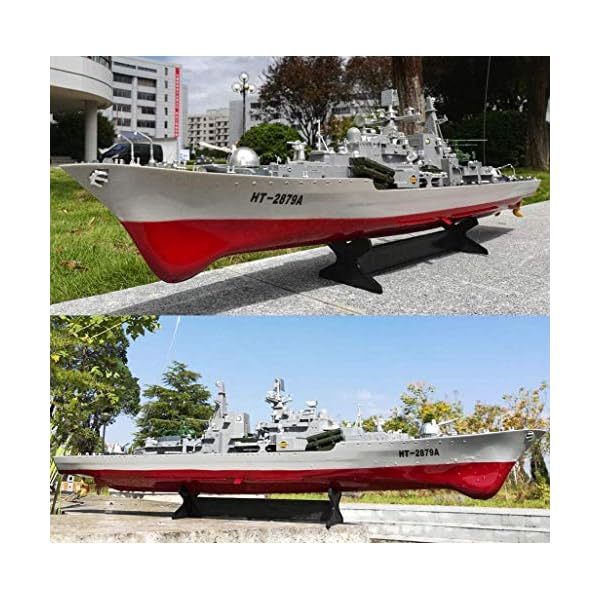 2.4G großes funkgesteuertes Kriegsschiff Schlachtschiff RC Schiff 30.7 Zoll Gehen auf dem Wasser Seen Pool Flüsse Hobby… – Bild 7