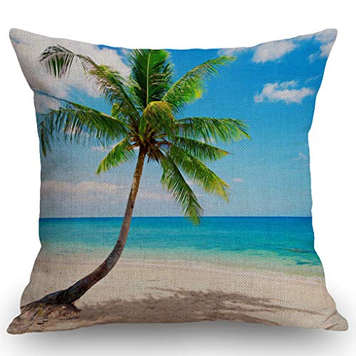 palm tree pillow covers