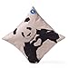 Dolphine Printed Create of Life Animal Style Cotton Linen Square Panda Pattern Sofa Simple Decorative Pillow Cases Cushion Cover 18x18 Inches