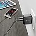 Quick Charge 3.0, iClever BoostCube+ Qualcomm QC 3.0 30W Dual USB Wall Charger with SmartID Tech for Galaxy S7 S6 Edge, Note 5/4, LG G5 G4, HTC One 10 M9, Nexus 6, iPhone 7 SE 6S 6, iPad and More