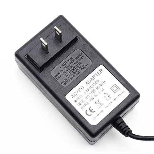 BINZET 20V 1.5A Home Travel AC Adapter Wall Charger Power Supply w