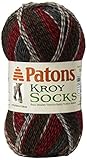 Patons  Kroy Socks Yarn - (1) Super Fine Gauge  - 1.75 oz -  Grey Brown -   For Crochet, Knitting & Crafting