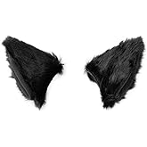 BAOPLAYKIDS Cat Fox Long Fur Ears Hair Clip Headwear Cosplay Halloween Costume