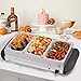 Giantex 3 Tray Buffet Server Stainless Steel Hot Plate Food Warmer Chafing Dish Tabletop (1.5 Quart)