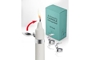 OLEEK (2Pcs Automatic Candle Extinguisher, Candle Extinguisher Automatic Candle Snuffer, Candle Stick Swedish Candle Snuffer Automatic, Taper Candle Trimmer, Swedish Candle Extinguisher, Candle Set
