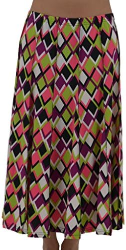 Plus Size Full Length Maxi Skirt Pleated Flowy Comfortable Long Skirt