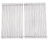 BBQ funland 7527 9869 7526 7525 Stainless Steel Replacement Cooking Grate for Weber 7527, Lowes Model Grills, Set of 2