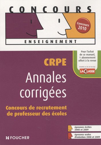 CRPE, concours de recrutement de professeur des écoles by (Paperback)