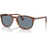 Persol PO3019S Square Sunglasses for Men | In Havana &amp; Terra Di Siena. Bonus kit: cleaning spray, cloth, screwdriver &amp; mirror. Premium acetate frame. Sizes: 52/55mm.
