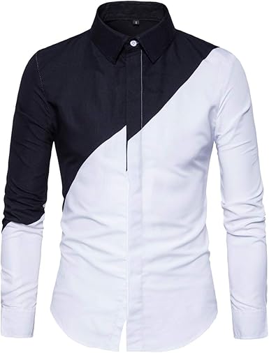 black business casual shirt