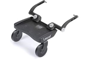 Lascal Rascal Buggy Board, Silent Rubber Tires and Suspension, Comfortable Riding, Both Upper and Lower Children Can Welcome 