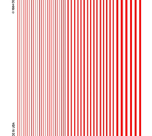 Stripes red Dry Transfer Decals Woodland Scenics