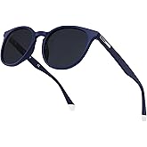 Roneyee Polarized Womens Round Sunglasses Retro Trendy Sun Glasses UV protection Shades Square Vintage