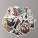 Stickers 25 Pcs Cartoon Stickers PVC Waterproof Sunlight-Proof DIY Ideals for Cars Motorbikes Skateboard Spinner Luggages Laptops Stickers