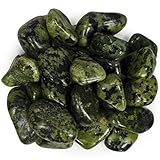 Hypnotic Gems Materials: 1/2 lb Nephrite Jade Tumbled Stones 