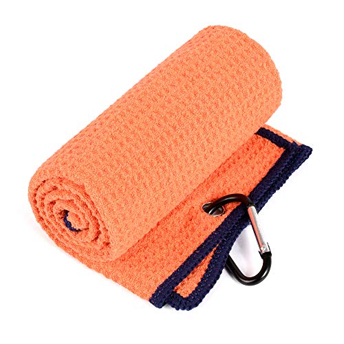 image for Mile High Life Tri-fold Golf Towel | Premium Microfiber Fabric | Waffl