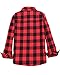 SANGTREE Boy's Down Tuxedo Shirt with Bow Tie (9-10 Years, Red Black)