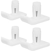 HIUMTREE White Universal Walker Glide Skis Replacement, 4 Pcs | Universal Fit, Durable Coaster Gliders, for Safety &amp; Stability, Premium Ski Glides