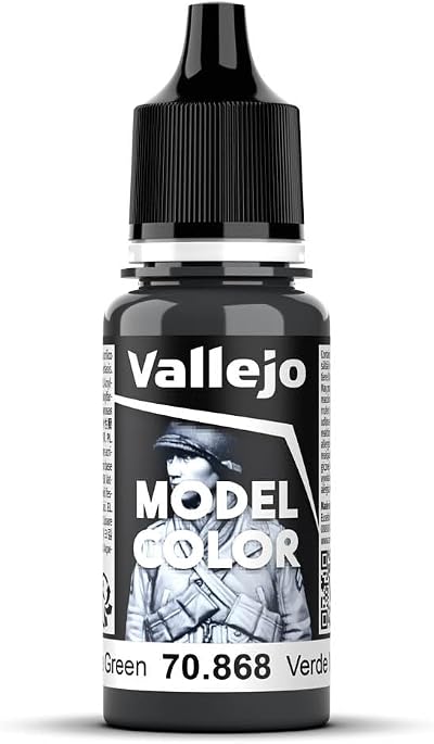 Vallejo Model Color Dark Seagreen 17 ml Acrylic Paint Eyedropper Bottle