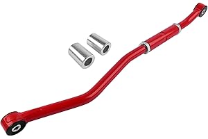 Flynsu 2-6" Lift Adjustable Front Track Bar Replacement for Dodge Ram 2500 3500 2WD/4WD 2003-2013, Adjustable Track Rod with Poly Bushings, Red