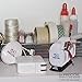 Recoil Automatic Cord Winder for Headphones, USB Cables and Charger White.
