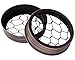 Oil Rubbed Bronze Flower Organizer Frog Lid for Mason Jars (3 Pack, Regular Mouth)