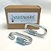 Yardware etcetera Quick Links 3/16 inch Zinc Plated 24 Pack - 620 Pound Working Load Limit- Chain Links