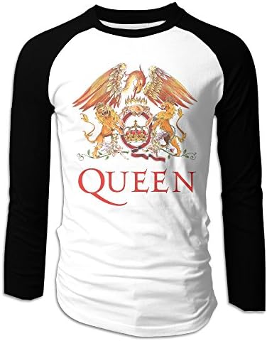 Men Queen Rock Band Raglan Baseball T-Shirt